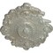 Ekena Millwork Strasbourg Ceiling Medallion, Hand-Painted Flash Gold, 30 1/2"W x 20"H x 1 1/2"P CM30SGFLS - alternate 3